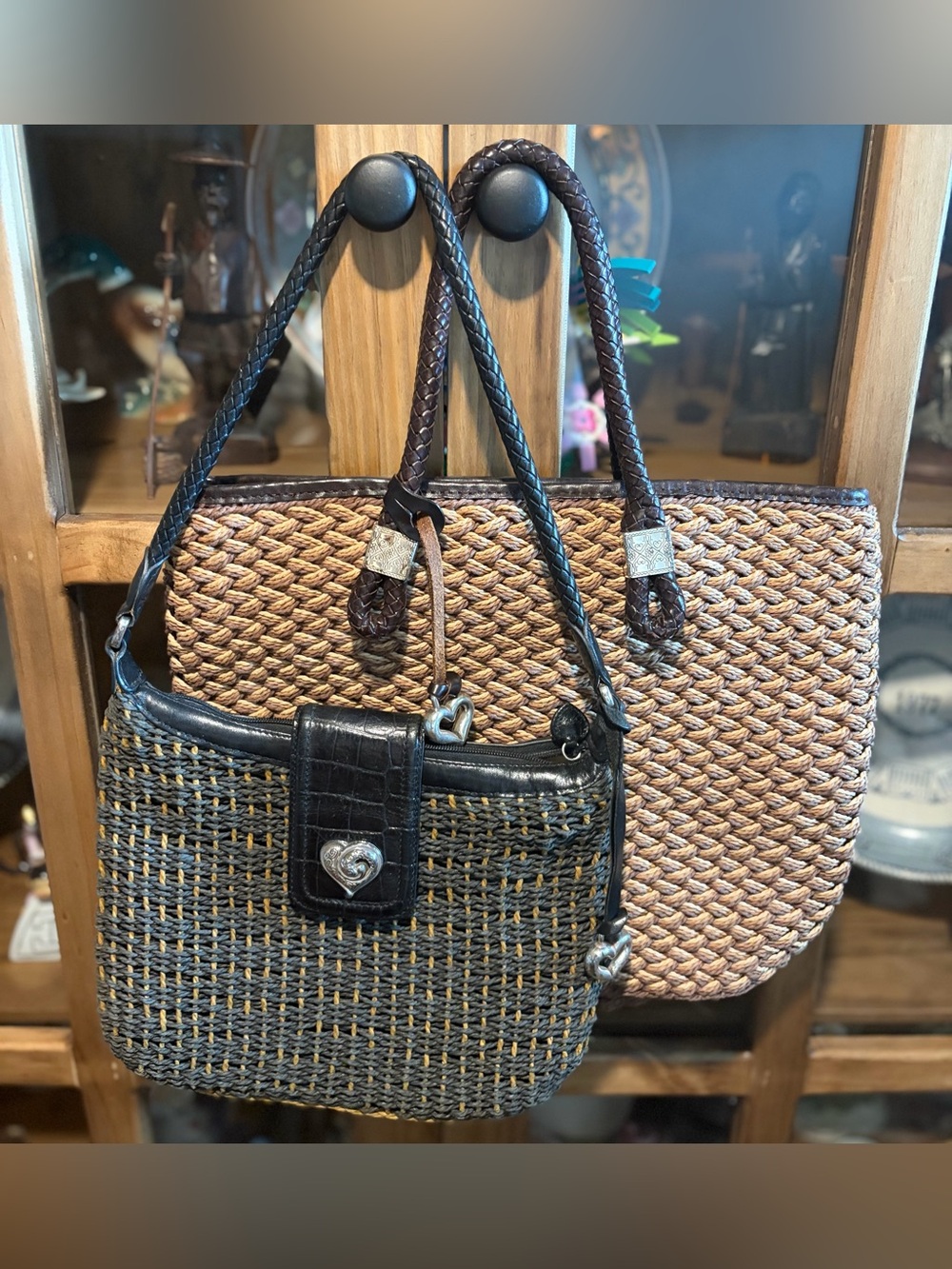 Brighton Ratan Bag Bundle (2) Woven Bags- See Description